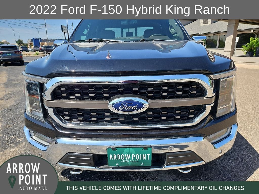 2022 Ford F-150 — rear three-quarter view
