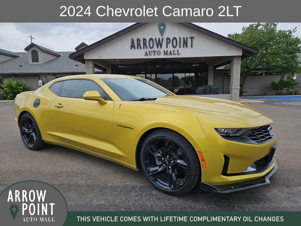 2024 Chevrolet Camaro 2LT 2LT in Nitro Yellow Metallic — front three-quarter view