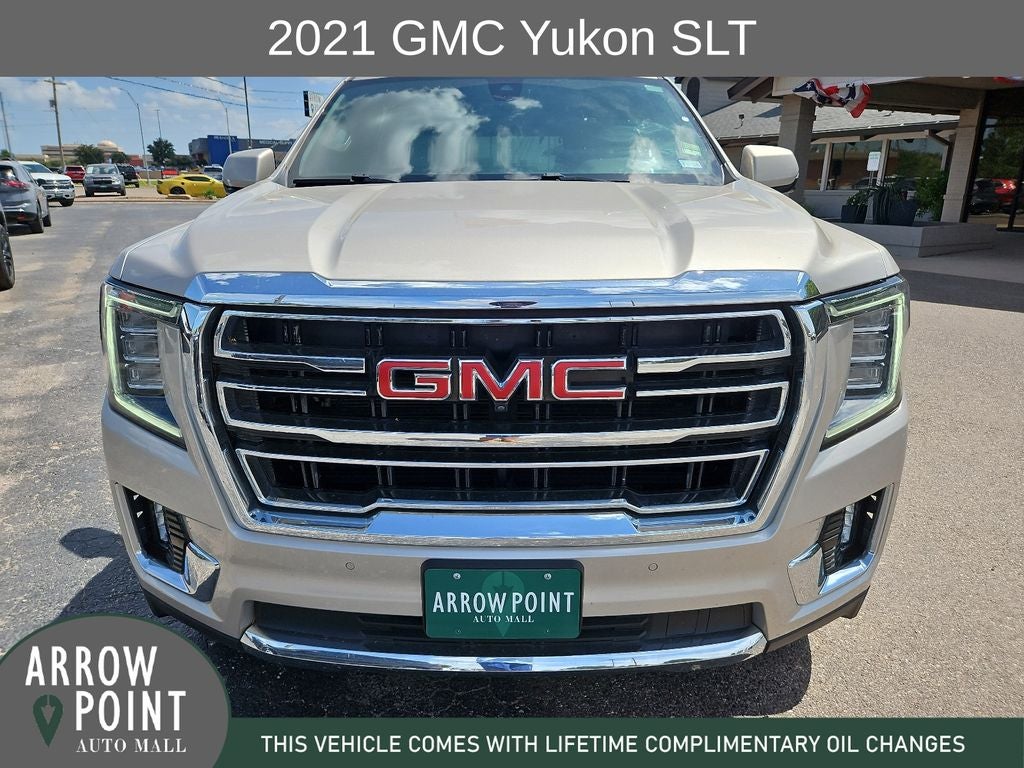 2021 GMC Yukon — rear three-quarter view