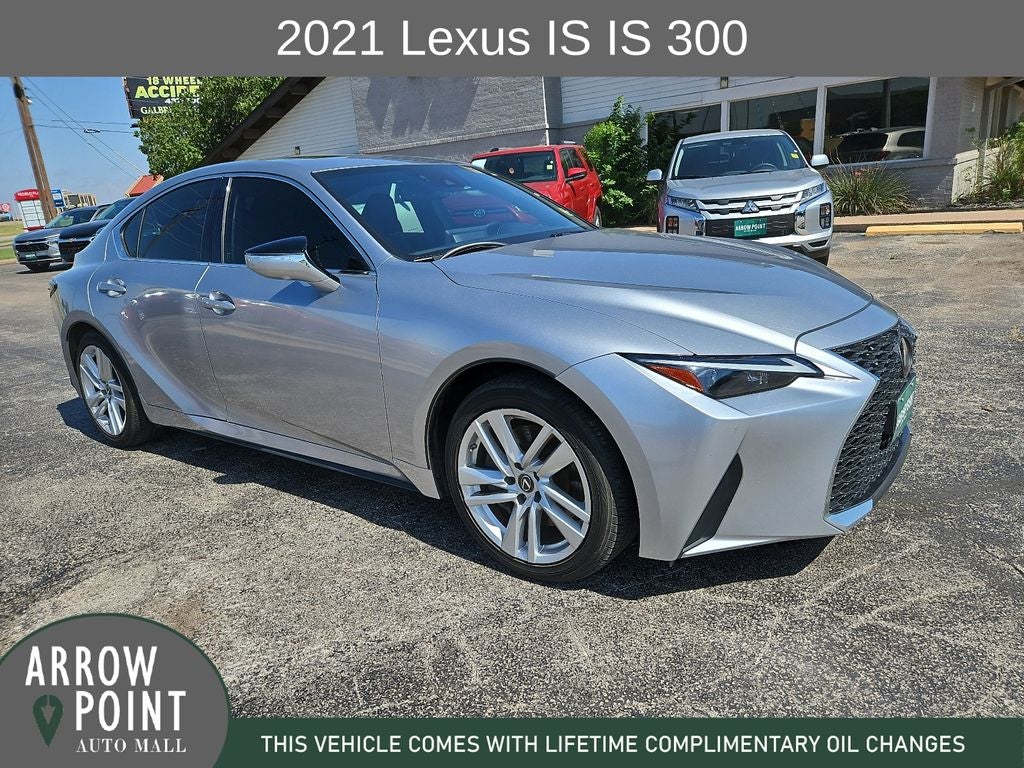 2021 Lexus IS 300 in Iridium — front three-quarter view